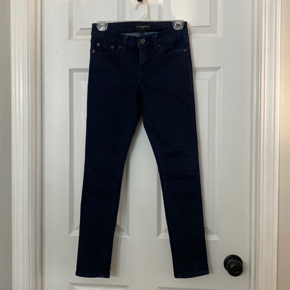 Banana Republic Skinny Blue Jeans 00 Petite 24 p Women’s